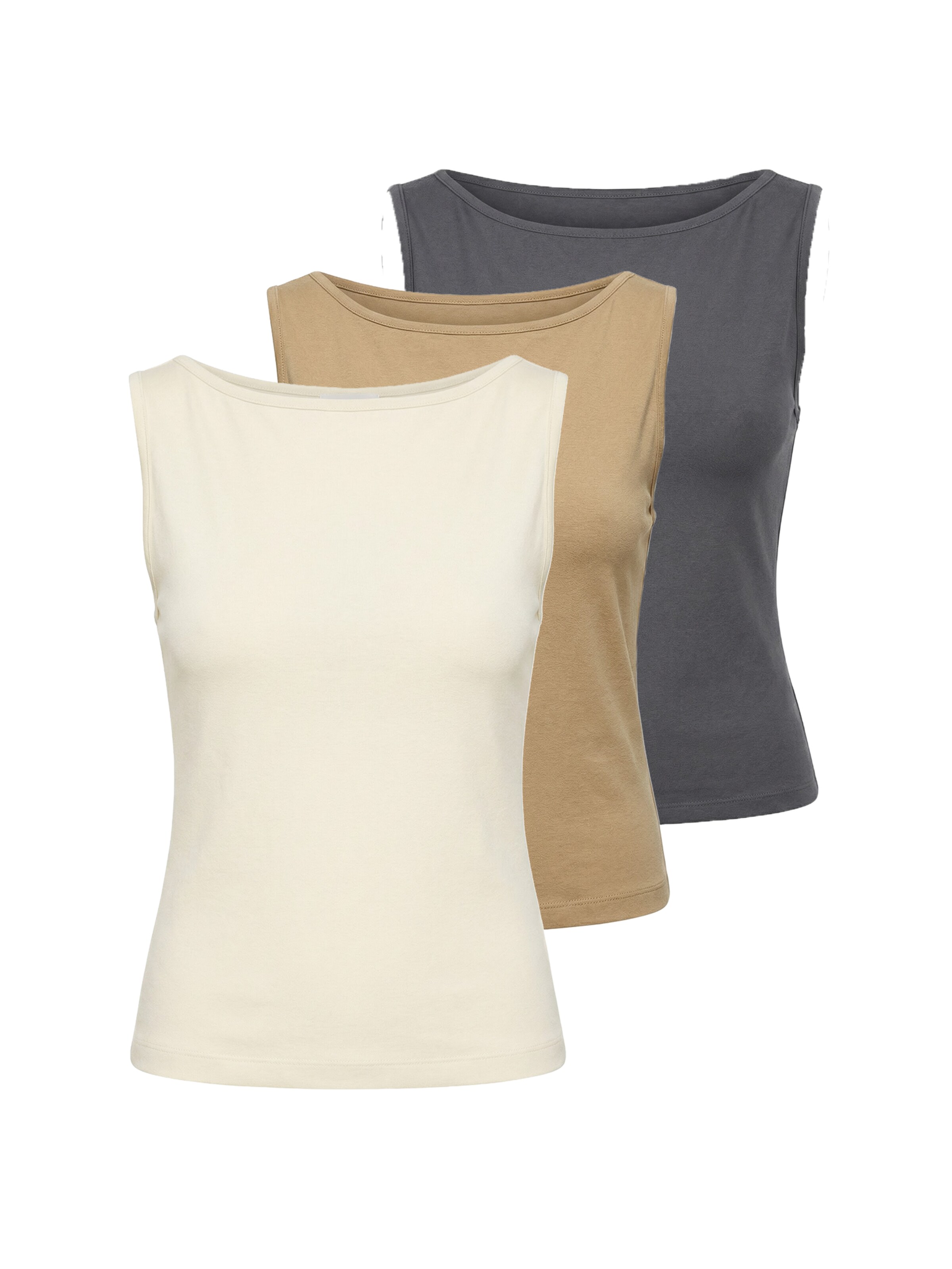 studioselect Топ 'Asya' в Карамельный / Пастельно-желтый / Графитовый, Обзор товара