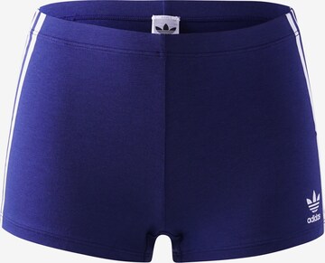 Culotte ' Girl Short Adicolor Comfort Flex Cotton ' ADIDAS ORIGINALS en bleu : devant