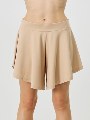 C&City Loosefit Kalhoty – béžová