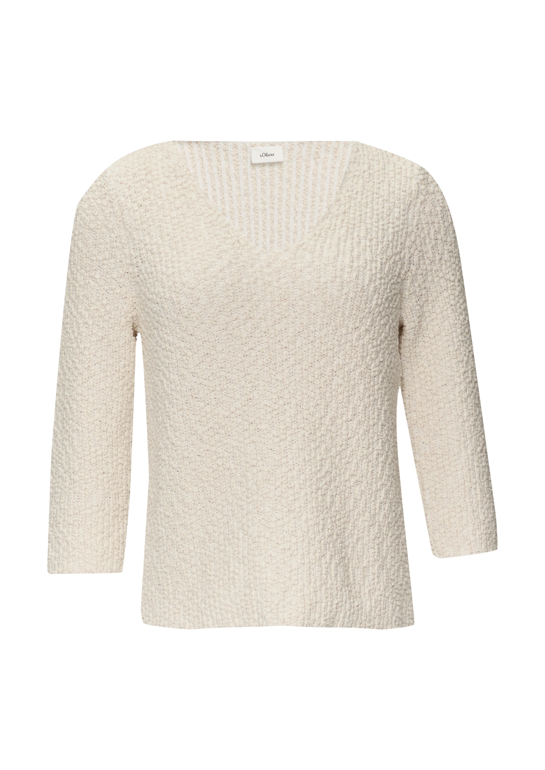 s.Oliver BLACK LABEL Pullover in Beige: Vorderseite