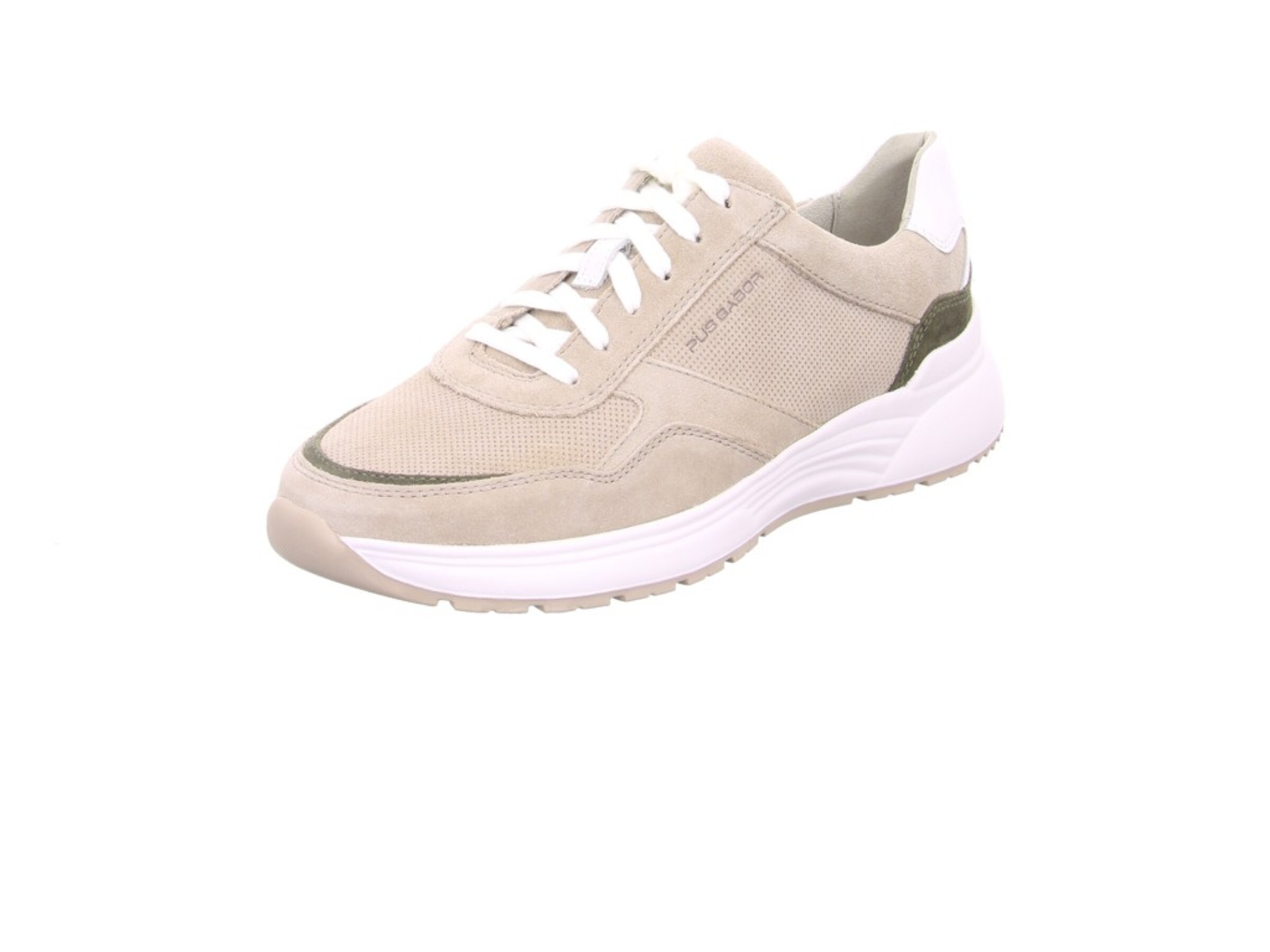 Pius Gabor Platform trainers in Beige: front