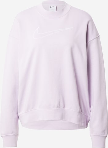 NIKE Sport sweatshirt i lila: framsida