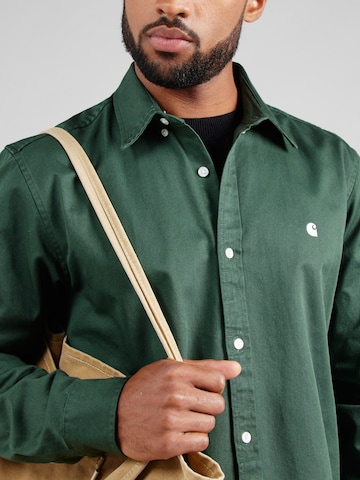 Carhartt WIP Regular fit Риза 'Madison' в зелено