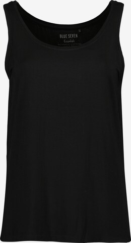 BLUE SEVEN Top in Black: front