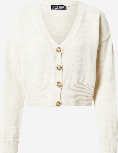 In The Style Knit cardigan 'SAFFRON BARKER' in Cream, Item view