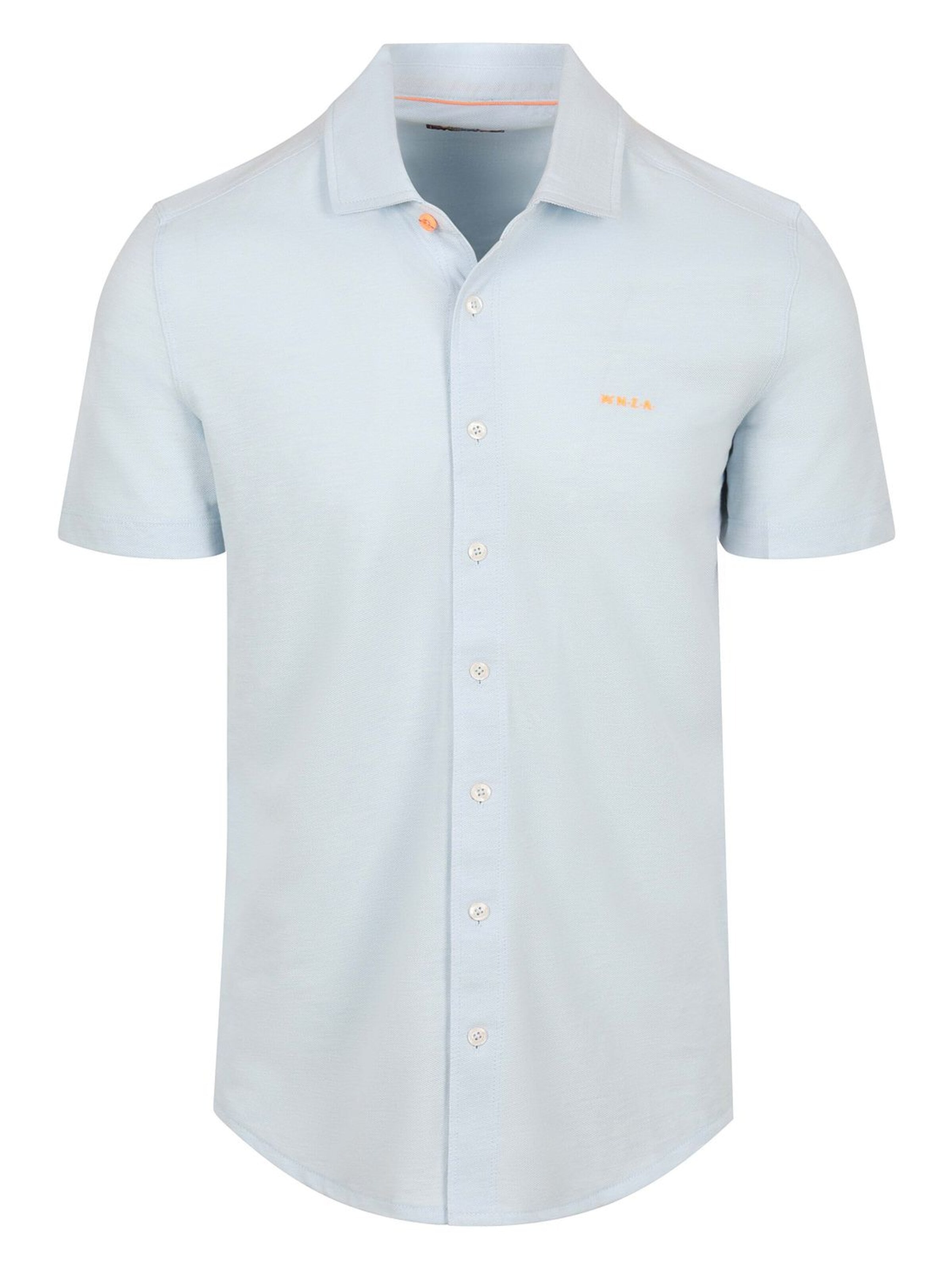 Fit confort Chemise NZA New Zealand Auckland en bleu : devant