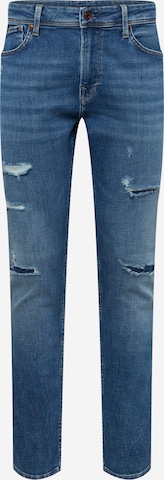 Coupe slim Jean 'FINSBURY' Pepe Jeans en bleu : devant