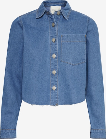 My Essential Wardrobe Välikausitakki 'Zito' värissä sininen: etupuoli