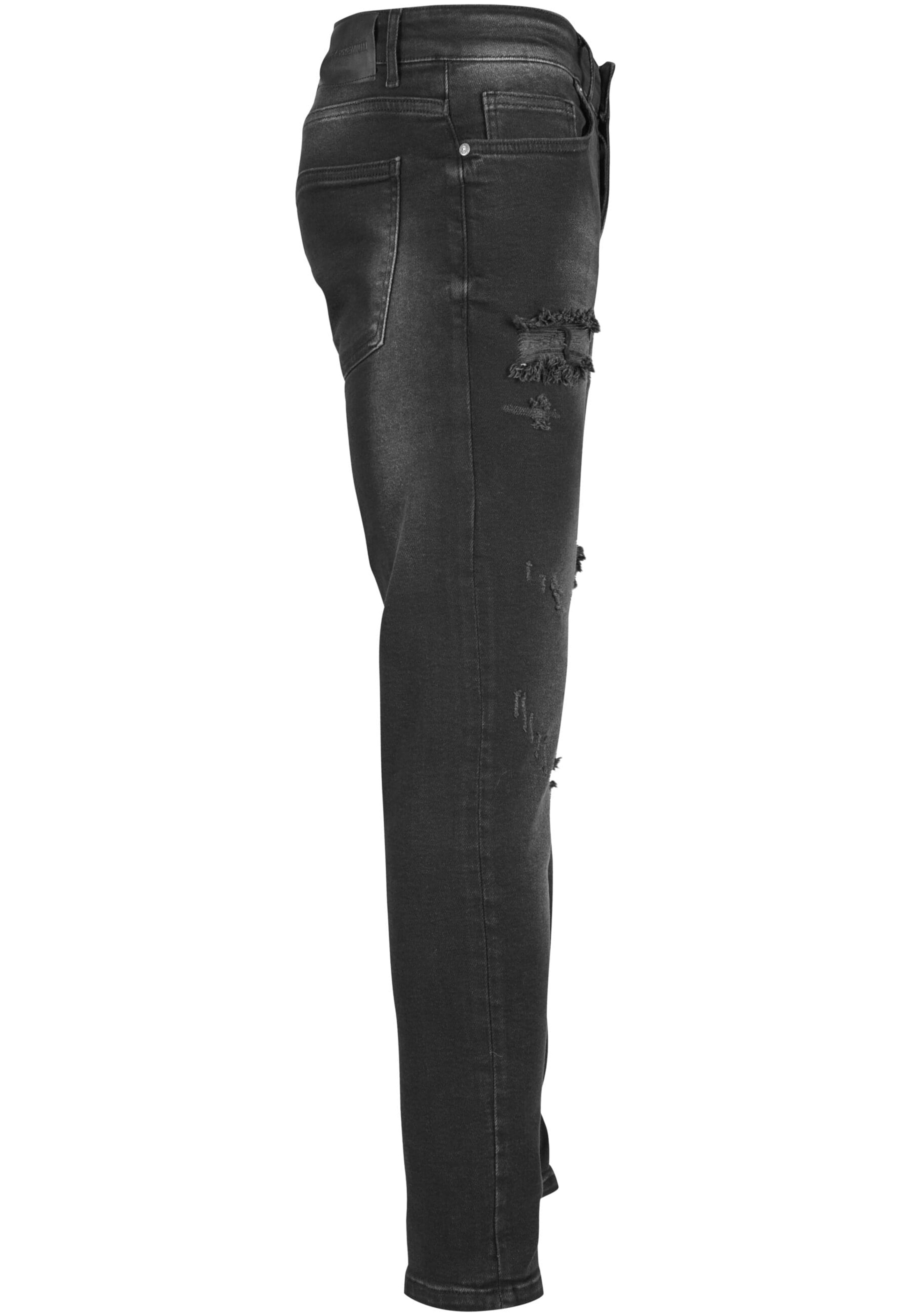 2Y Premium Tapered Jeans in Grijs