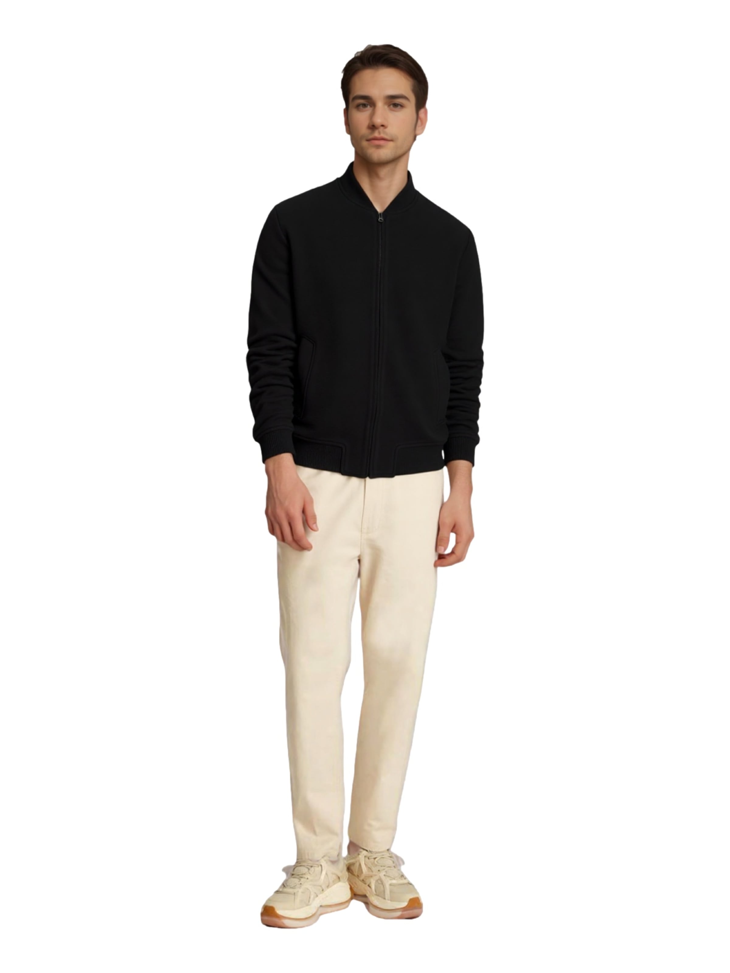 JACK & JONES Φθινοπωρινό και ανοιξιάτικο μπουφάν 'JJEJames' σε μαύρο