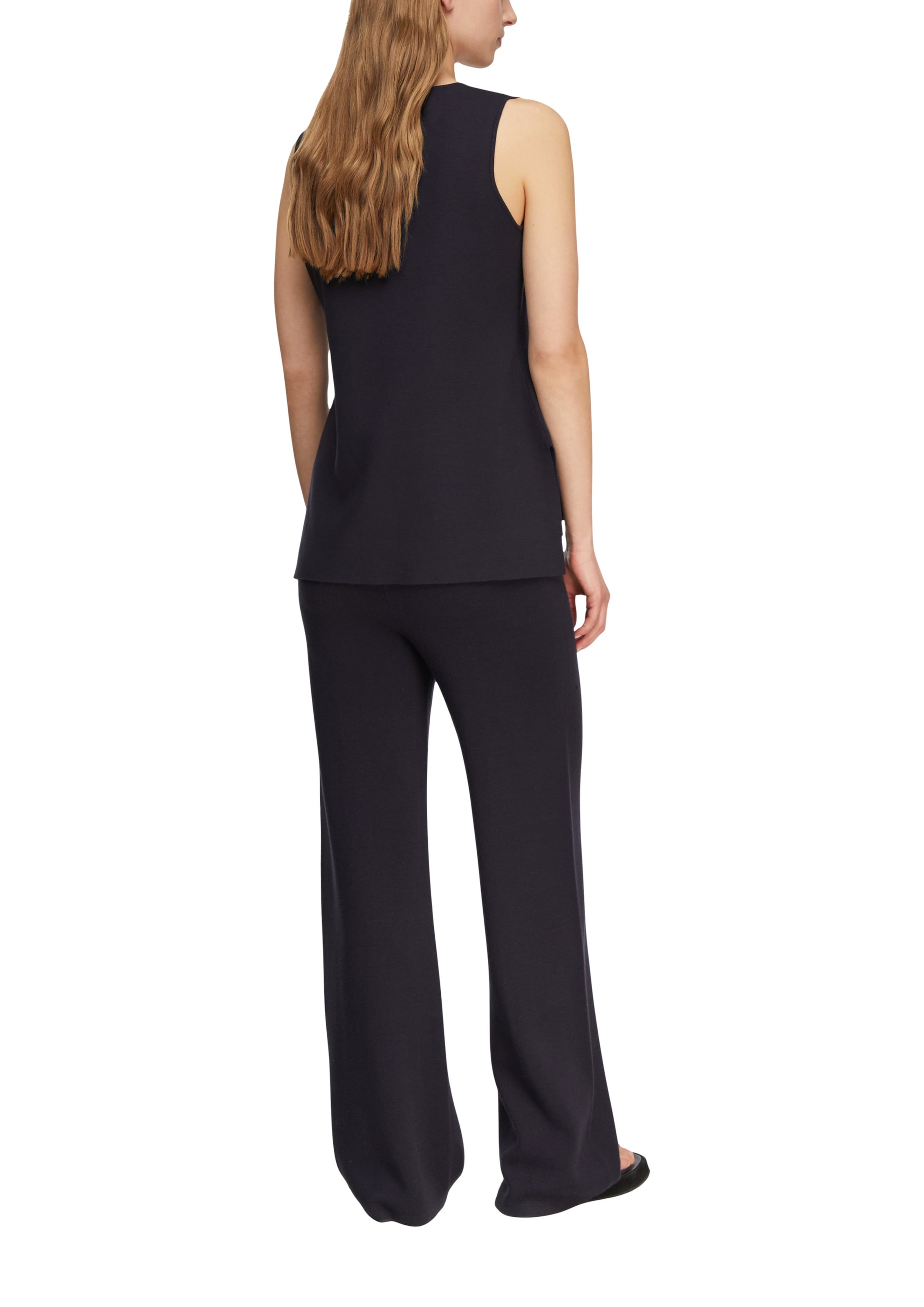 Wide Leg Pantalon COMMA en bleu