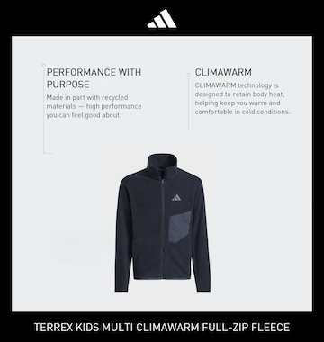 Veste en polaire fonctionnelle ADIDAS TERREX en noir