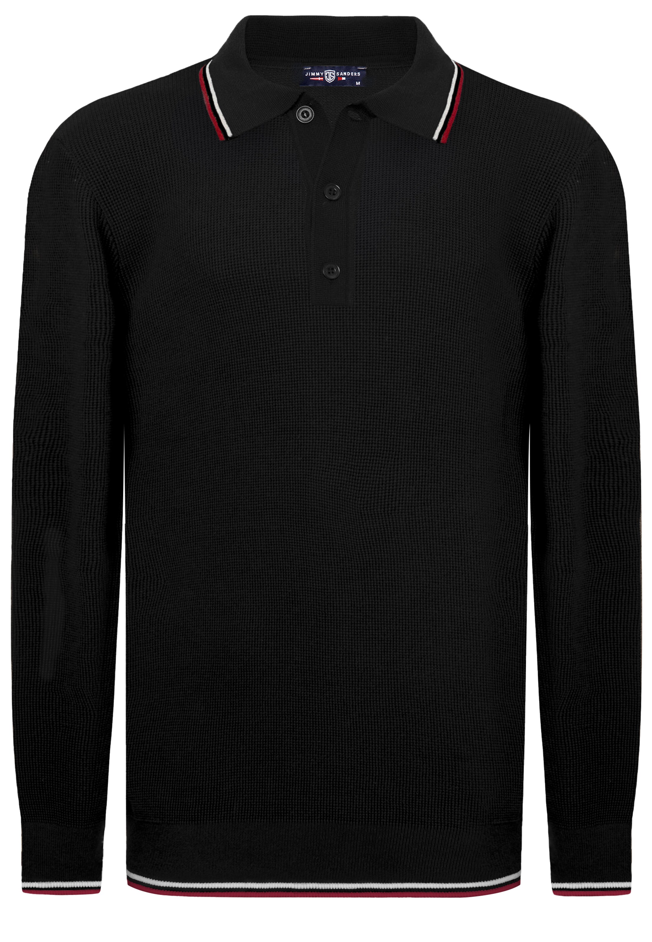 Jimmy Sanders Trui in Zwart: voorkant