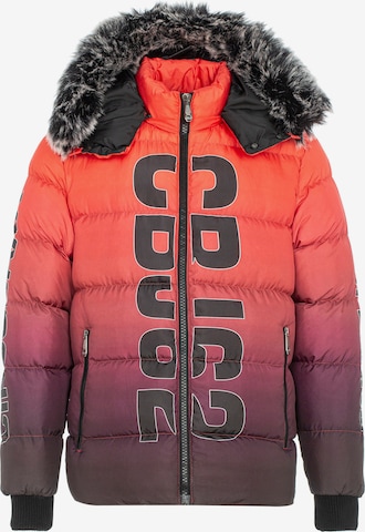 CIPO & BAXX Winter Jacket in Red: front