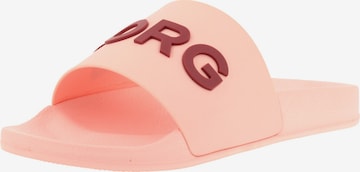 BJÖRN BORG Beach & Pool Shoes 'Knox' in Pink: front