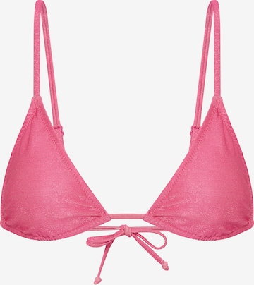 LSCN by LASCANA Bikini Top in Pink: front