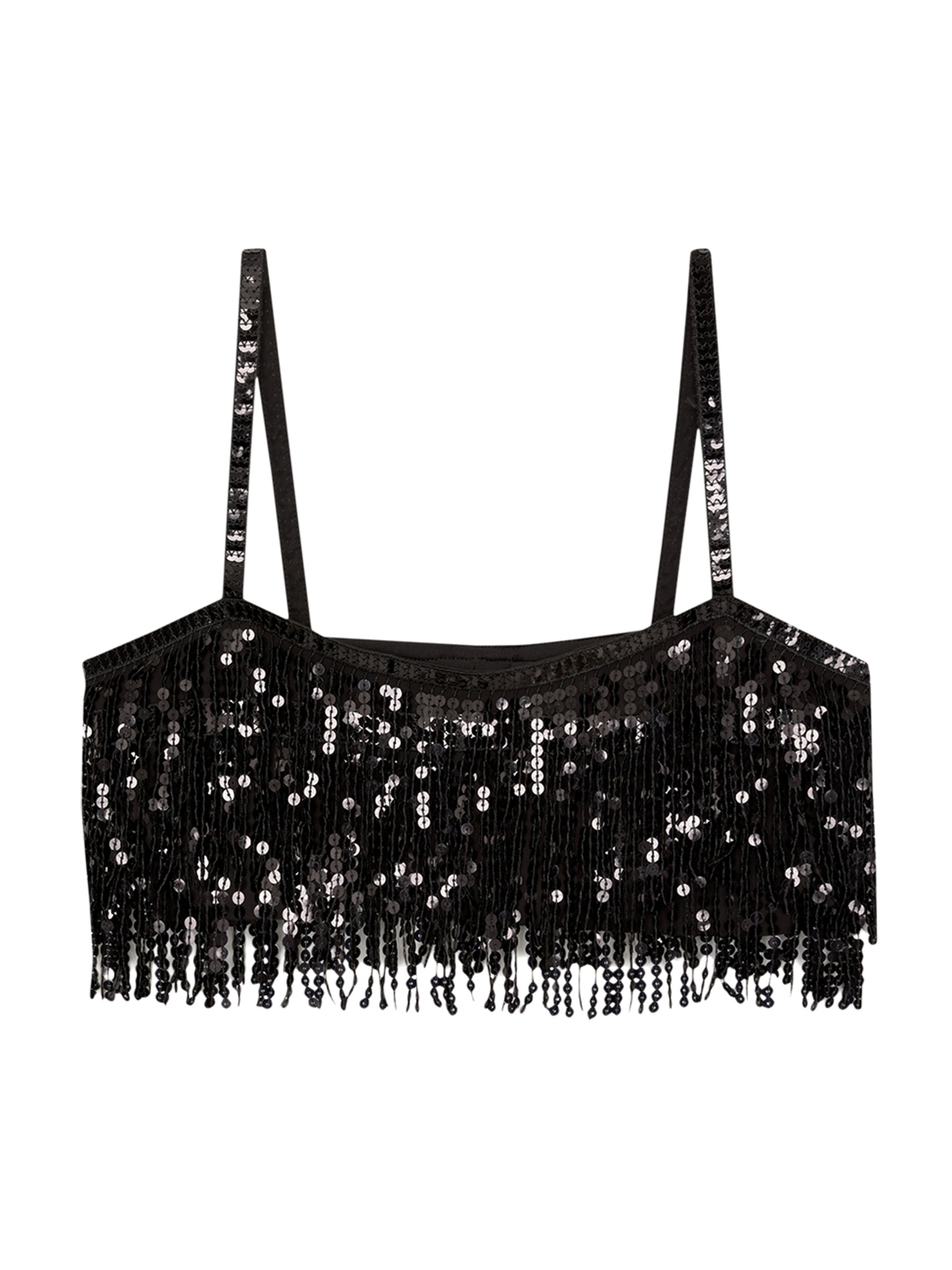 Pull&Bear Top in Schwarz: Vorderseite