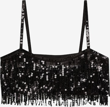 Pull&Bear Toppi värissä musta: etupuoli