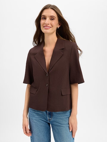 mbym Blazer 'Morven-M' in Brown: front