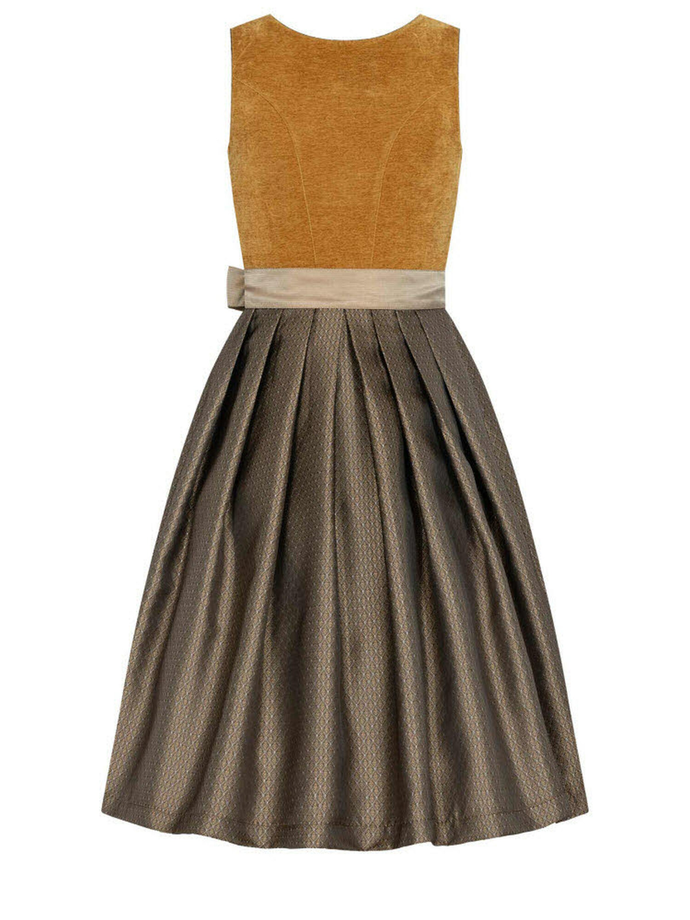 Trachtenhof Nübler Dirndl 'Dirndl Midi Kira'‌‌‌‌‌‌‌ in Gelb