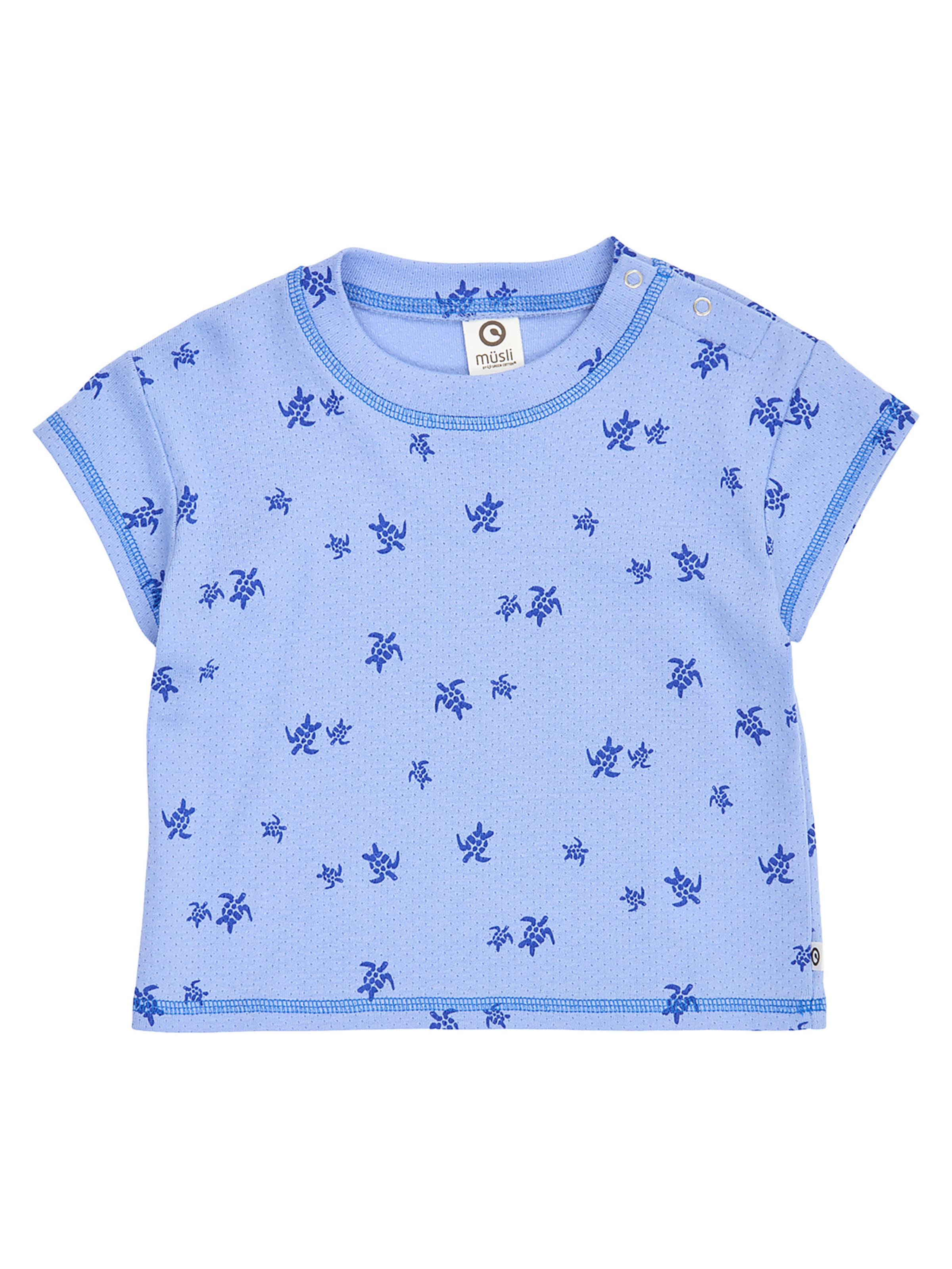Maglietta di Müsli by GREEN COTTON in blu: frontale