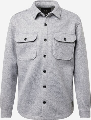 Coupe regular Chemise QS en gris : devant