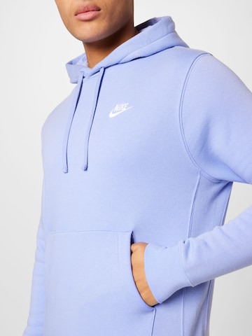 Nike Sportswear Rovný strih Mikina 'Club Fleece' - Fialová