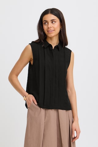 Fransa Bluse 'Fradah' i sort: forside