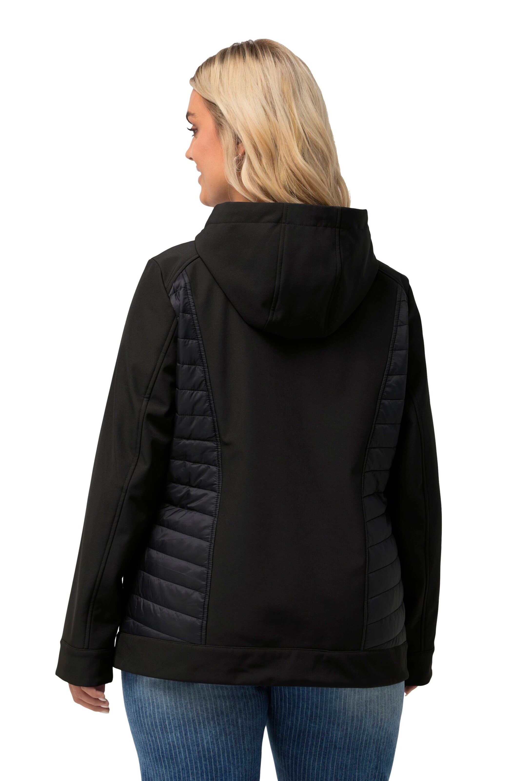 Ulla Popken Funktionsjacke in Schwarz