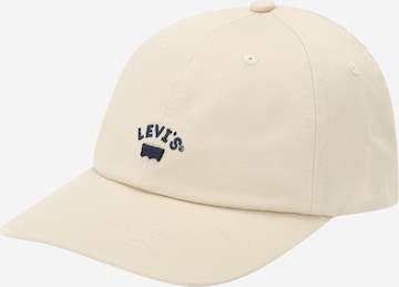 Cappello da baseball 'Lazy Girl' di LEVI'S ® in bianco: frontale