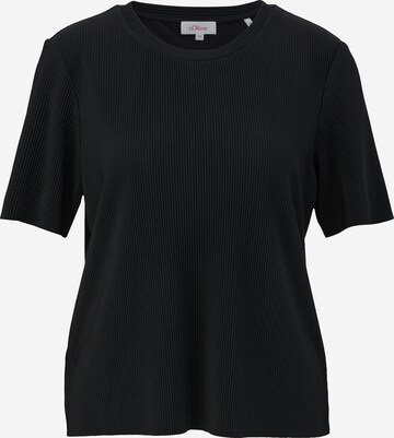 T-shirt s.Oliver en noir : devant