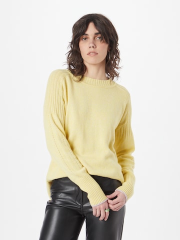 Pull-over SCOTCH & SODA en jaune : devant