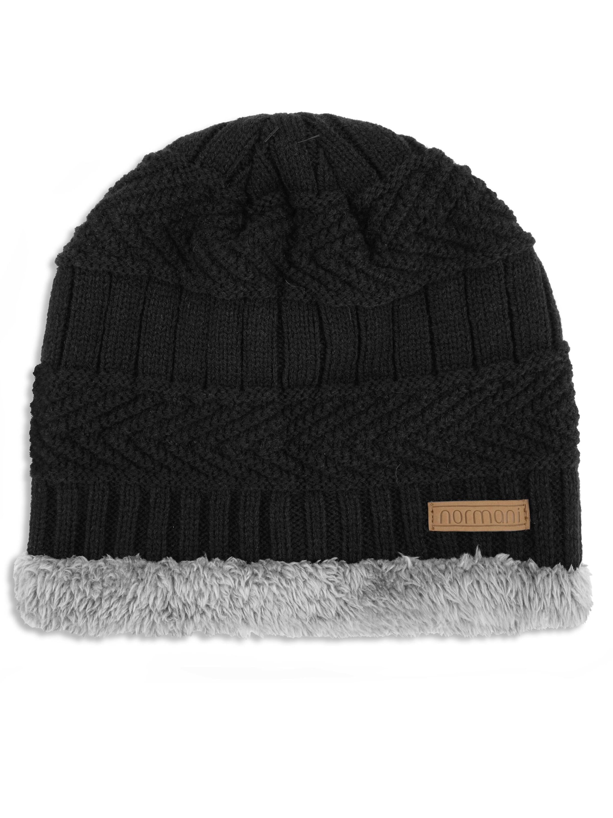 normani Beanie ' Kebili ' in Black: front