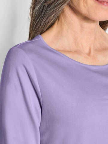 Goldner Shirt in Lila