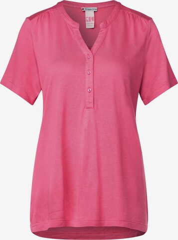 STREET ONE Shirt in Pink: front