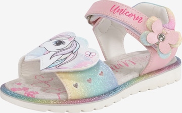 DISNEY Sandals in Mixed colors: front