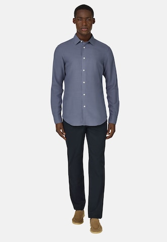 Boggi Milano Regular fit Overhemd in Blauw