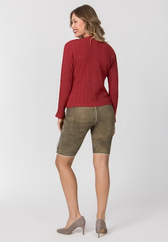 STOCKERPOINT Knit cardigan 'Jasmina' in Red