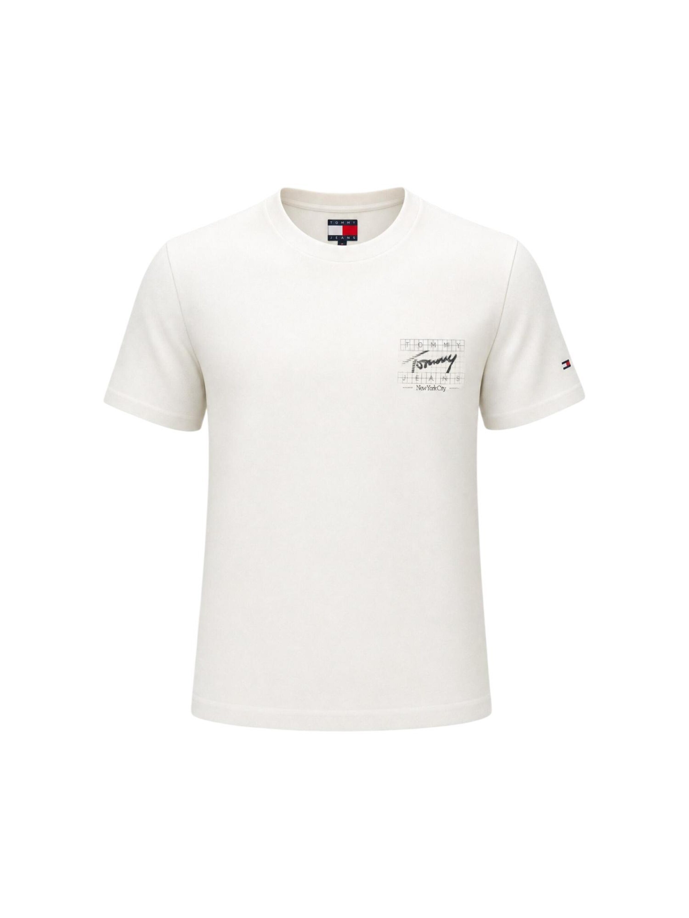 Maglietta 'DM0DM23177' di Tommy Jeans in beige: frontale