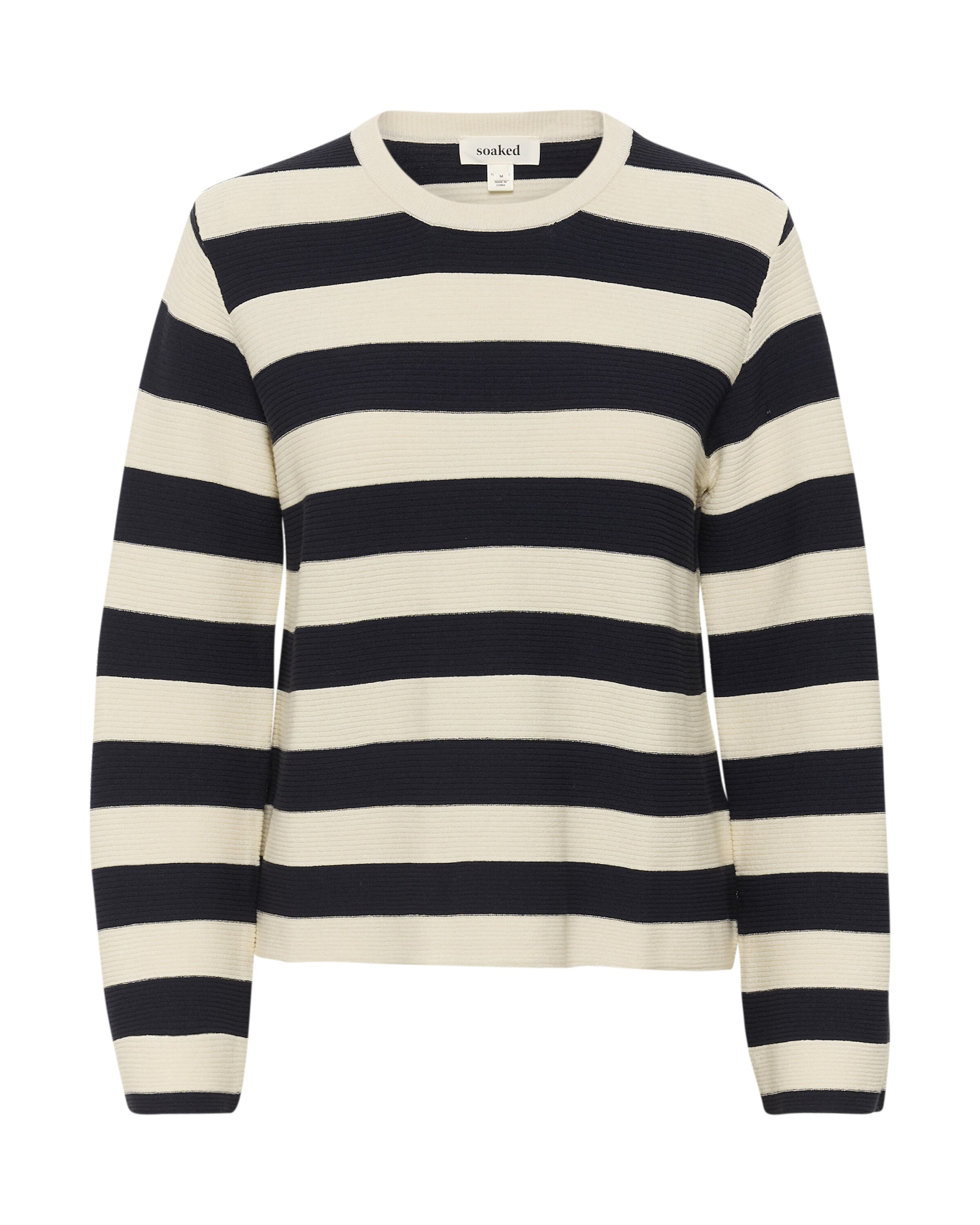 SOAKED IN LUXURY Pullover 'Lidya' in Blau: Vorderseite