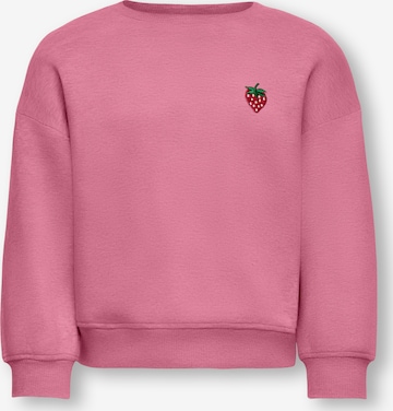 Only Mini Свитшот в Ярко-розовый: спереди