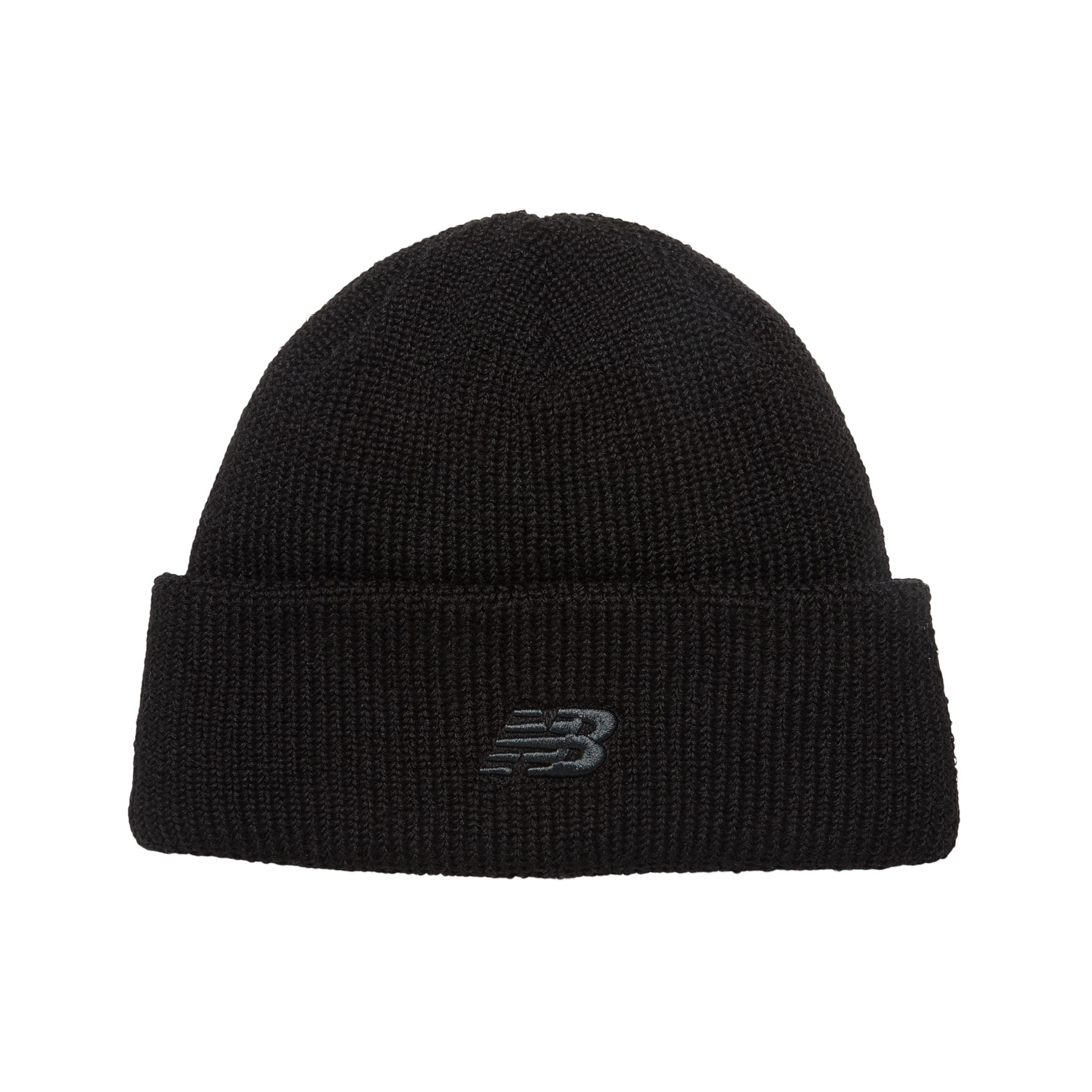 Berretto ''47 Cuff Knit Hat' di new balance in nero: frontale