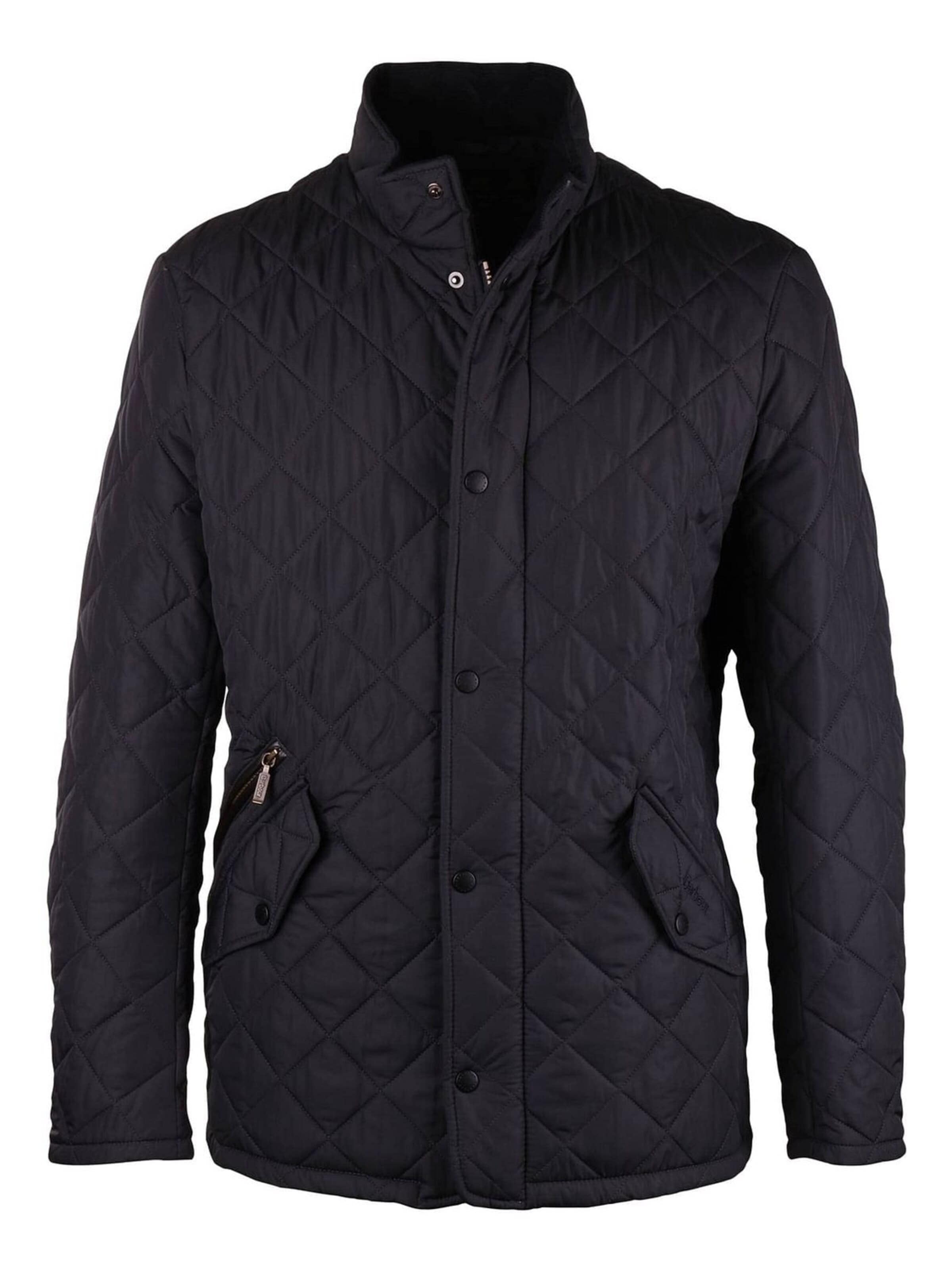 Barbour Winterjas in Blauw: voorkant