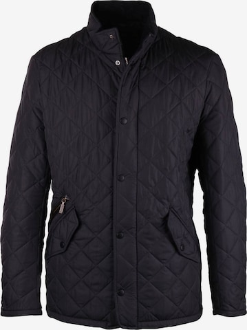 Manteau d’hiver Barbour en bleu : devant