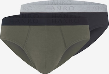 Hanro Slip ' Cotton Essentials ' in Groen: voorkant