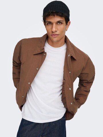 Only & Sons - Chaqueta de entretiempo 'ONSBratt' en marrón