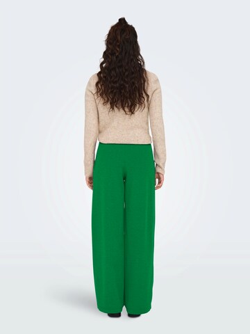 Wide leg Pantaloni cutați 'JDYGEGGO' de la JDY pe verde