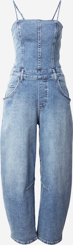 mėlyna Free People Standartinis Džinsinis kombinezonas: priekis