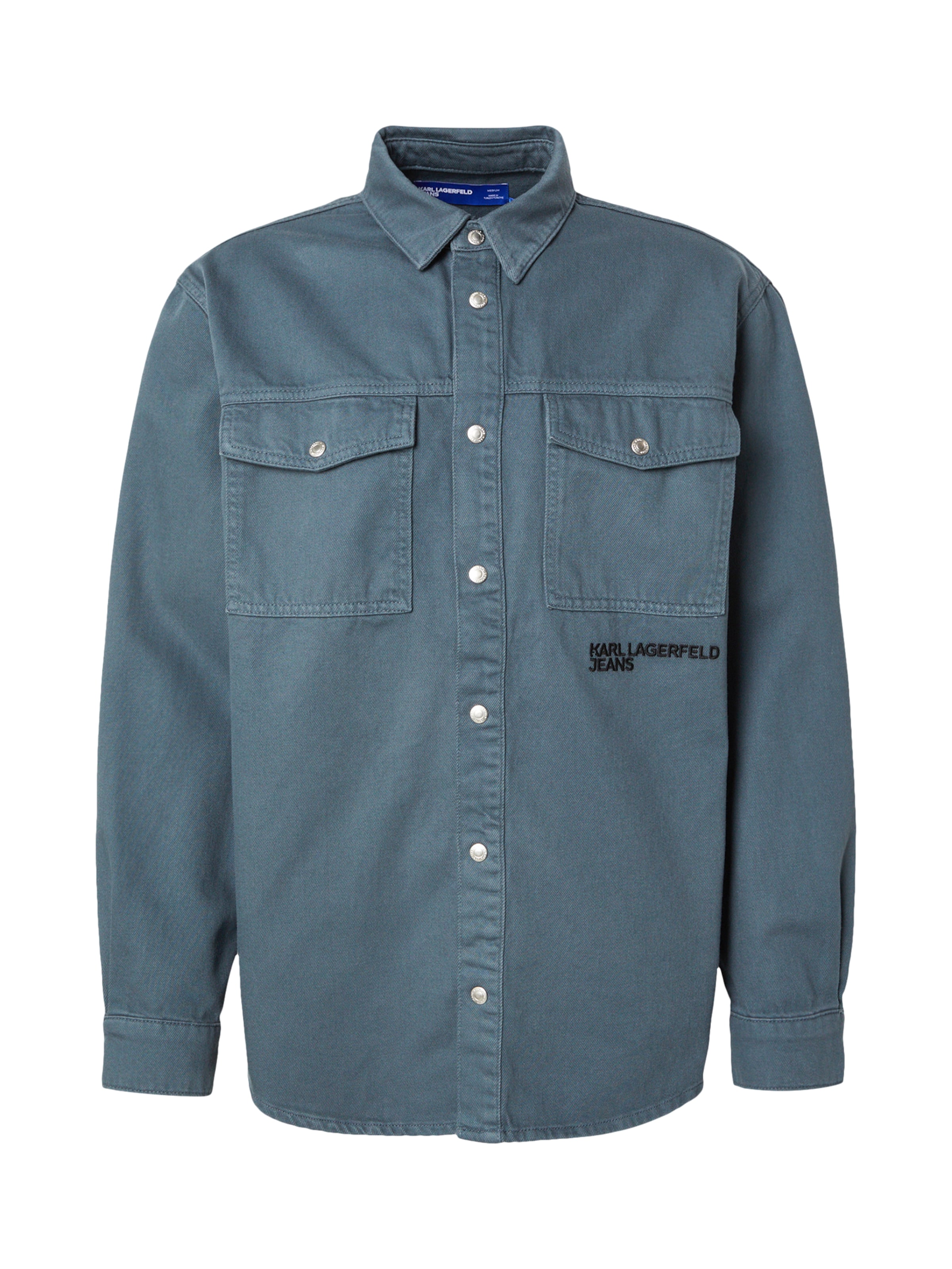 Regular fit Camicia di KARL LAGERFELD JEANS in verde: frontale