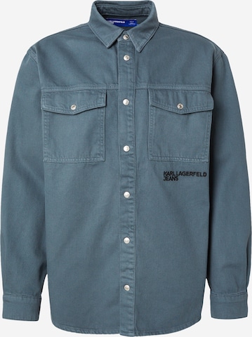KARL LAGERFELD JEANS Regular Fit Paita värissä vihreä: etupuoli